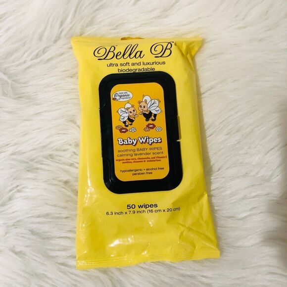 BELLA B Baby Set Honey Bum Baby Bottom Balm Daily Moisturizing Lotion Wipes‎ NEW - Picture 3 of 3